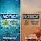 Signmission Hot Surface Sign, 7 in H x 10 in W, Plastic, Very Hot Water OS-2PACK-NS-P-710-L-18872 - alternate 3